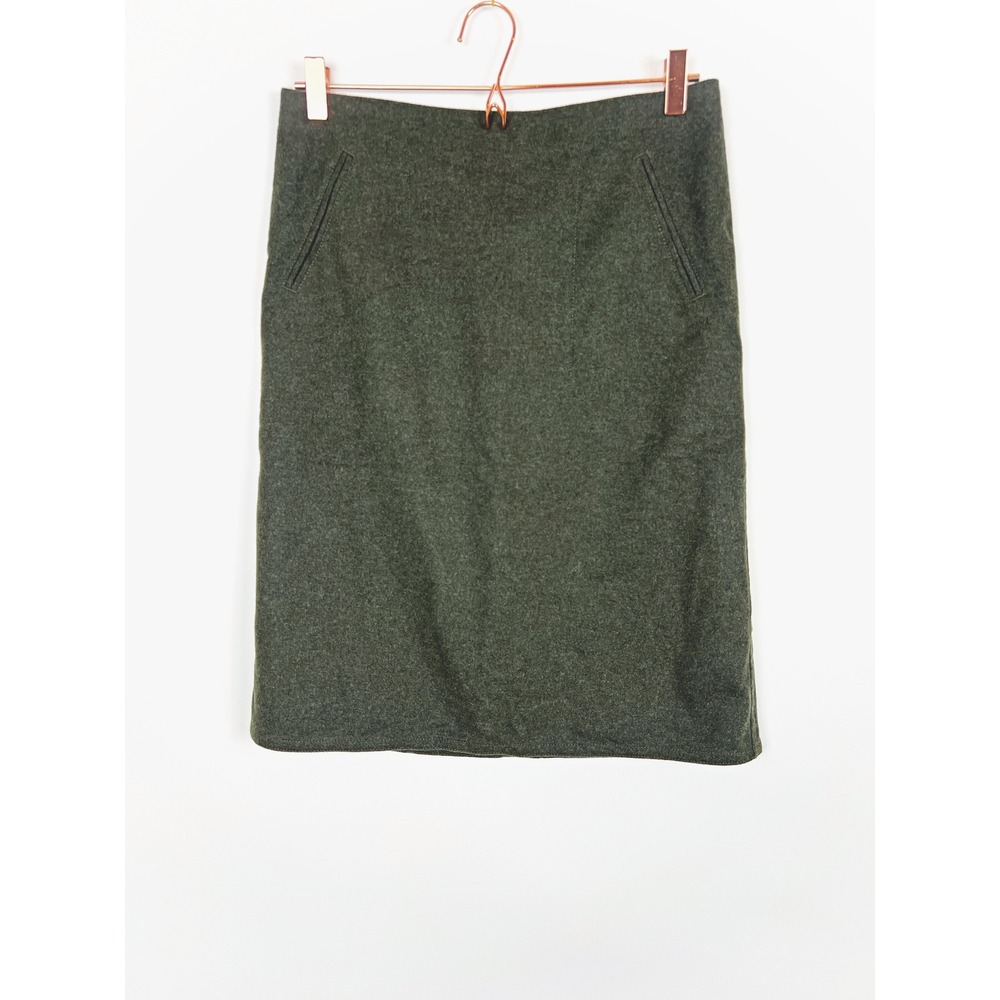 J. Crew Vintage Wool Cashmere Blend Pencil Skirt 8